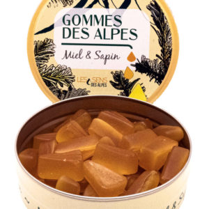 Boîte de Gommes des Alpes au miel et sapin 70 g