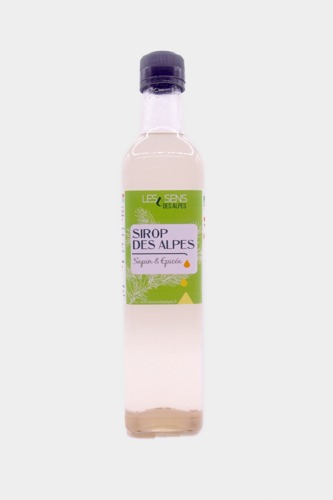 Bouteille de sirop des alpes bio 50cl