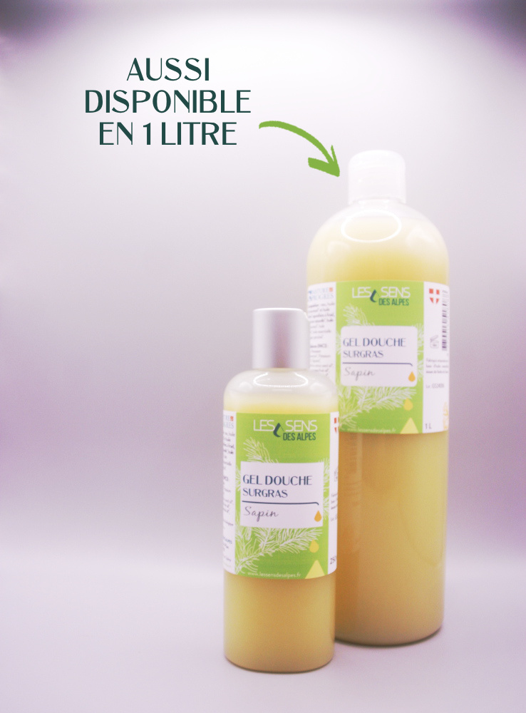 Gel Douche Sapin Bio 250ml ou 1L