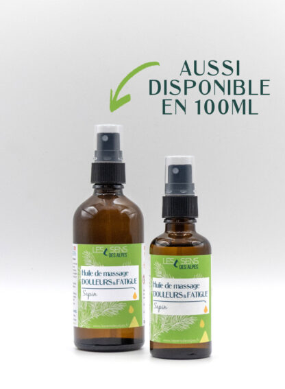 Huile de massage douleurs et fatigue Bio SAPIN 50 ml – Image 2