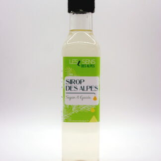 Bouteille de sirop des alpes bio 25cl