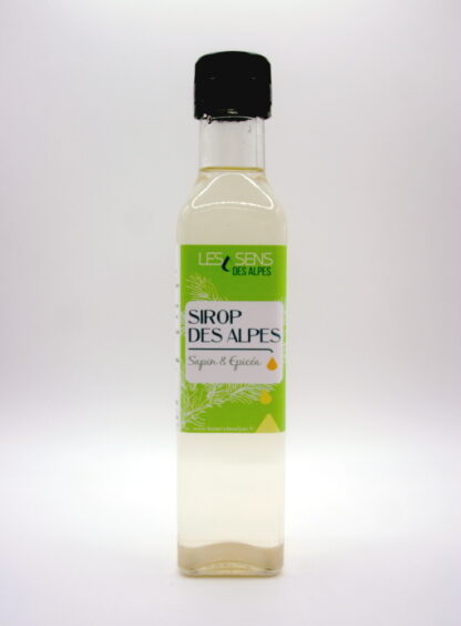 Bouteille de sirop des alpes bio 25cl