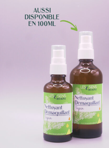 Nettoyant-démaquillant au sapin 50ml et 100ml