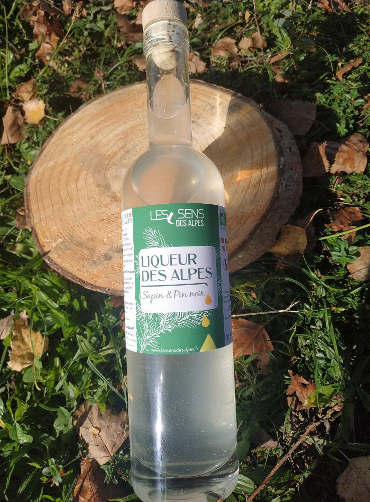 Liqueur des Alpes Bio SAPIN & PIN NOIR 37,5 cl – Image 2